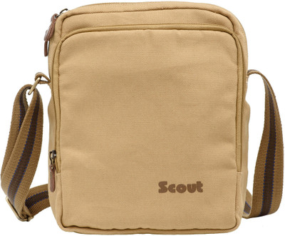 

Scout Men & Women Beige Canvas Sling Bag