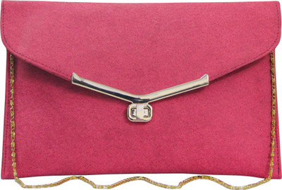 

Moladz Girls Evening/Party Pink PU Sling Bag