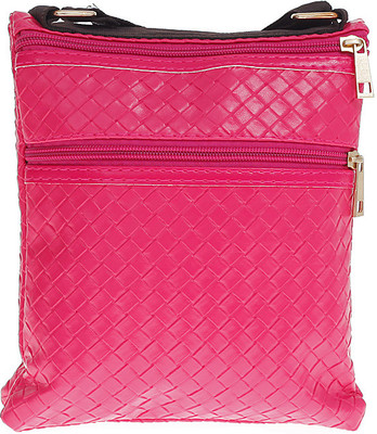 

Lino Perros Women Casual Pink PU Sling Bag