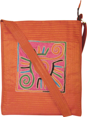 

Indha Craft Women Casual Tan Polyester Sling Bag