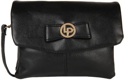 

Lino Perros Women Casual Black PU Sling Bag