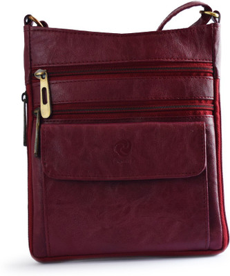 

Ochre Girls Casual Pink Leatherette Sling Bag