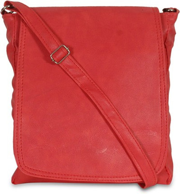 

LKC Women Pink PU Sling Bag