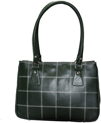 

Prodigy Women Casual Green PU Shoulder Bag