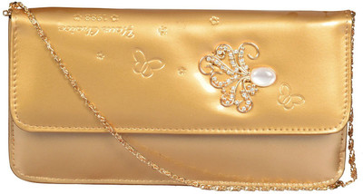 

Nxt Gen Girls Gold Leatherette Sling Bag