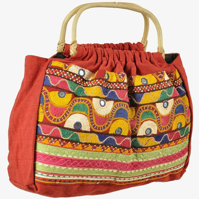 

Little India Women Casual Multicolor Cotton Sling Bag