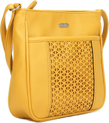 

Lavie Women Casual Yellow Sling Bag