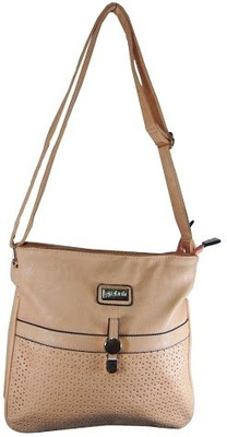 

Essart Women Casual Tan PU Sling Bag