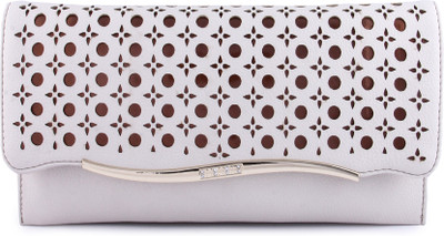 

Kleio Women Evening/Party Beige Leatherette Sling Bag