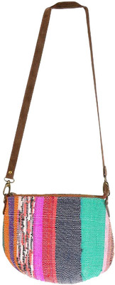 

Mankha Women Evening/Party Multicolor Canvas Sling Bag