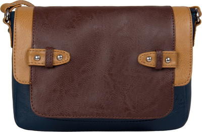 

Bagsy Malone Women Casual Blue PU Sling Bag