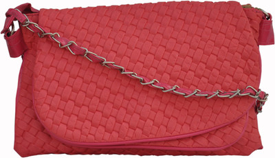 

Solly Women Casual Pink PU Sling Bag
