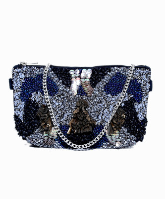 

Diwaah Women Casual Blue Cotton Sling Bag