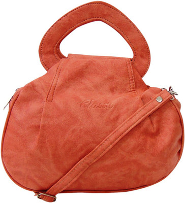 Estoss Women Casual Orange PU Sling Bag