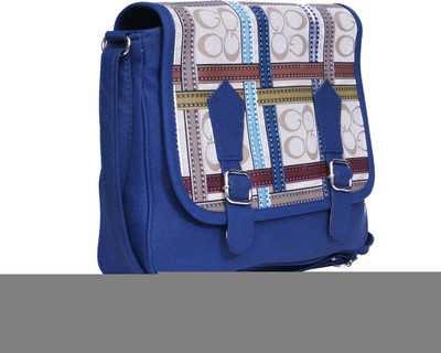 

Zasmina Girls Casual Blue PU Sling Bag