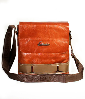 

Esbeda Men Formal Tan PU Sling Bag