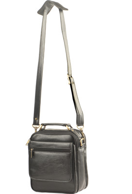 

Armaan Leather Men Formal Black PU Sling Bag