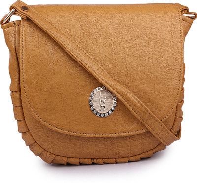 

SKMARTS Women Beige PU Sling Bag