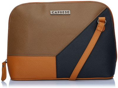 

Caprese Women Casual Blue, Brown Leatherette Sling Bag