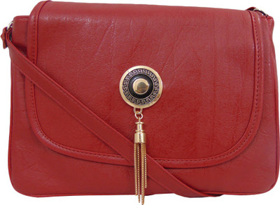 

Estoss Women Casual Red PU Sling Bag