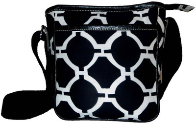 

Needlecrest Men & Women Casual Black Cotton Sling Bag