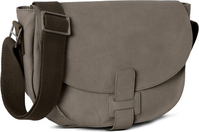 

Baggit Women Casual Khaki Rexine Sling Bag