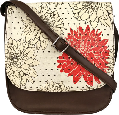 

Toteteca Women Casual Brown PU Sling Bag