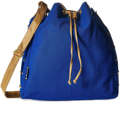 

Creative India Exports Women Casual Blue Canvas Sling Bag