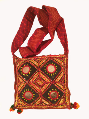 

Minky's Decor Girls Casual Multicolor Cotton Sling Bag