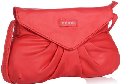 

Peperone Women Casual Red PU Sling Bag