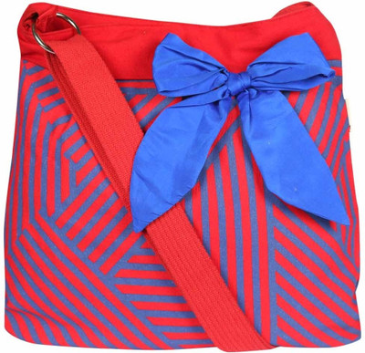 

Pickpocket Women Casual Blue Cotton, Canvas Sling Bag