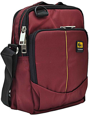 

Bcc Men & Women Casual Red PU Sling Bag