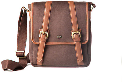 

Atorse Boys Casual Brown PU Sling Bag