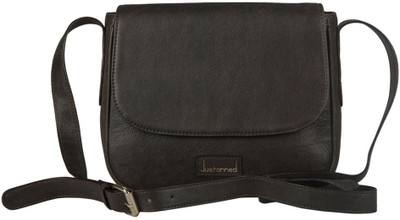 

Justanned Women Formal Brown Genuine Leather Sling Bag