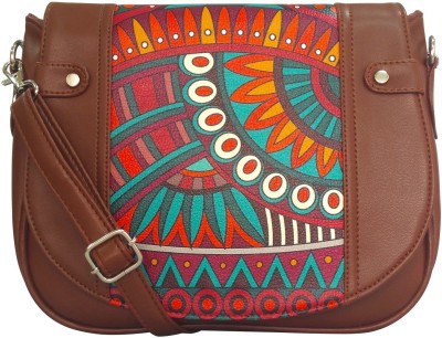 toteteca Brown Sling Bag Mohican Sling