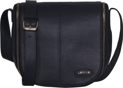 

Justanned Women Casual Blue Genuine Leather Sling Bag