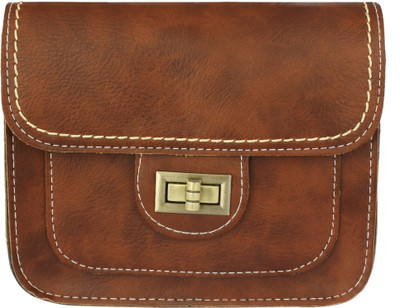

20 Dresses Women Formal Brown PU Sling Bag