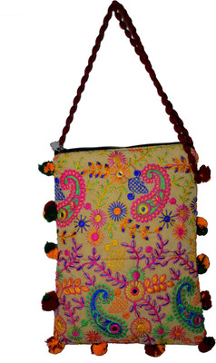 

5elementz Girls Evening/Party Multicolor Velvet Sling Bag