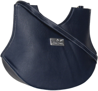 

Jewel Fuel Women Formal Blue Leatherette Sling Bag