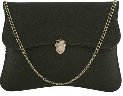 

Fantosy Women Casual Green PU Sling Bag