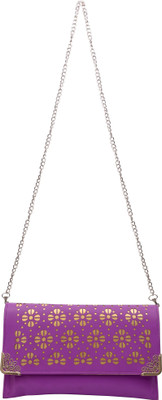 

Starz Women Casual Purple PU Sling Bag