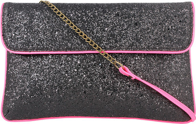 

Zaera Women Casual Silver PU Sling Bag