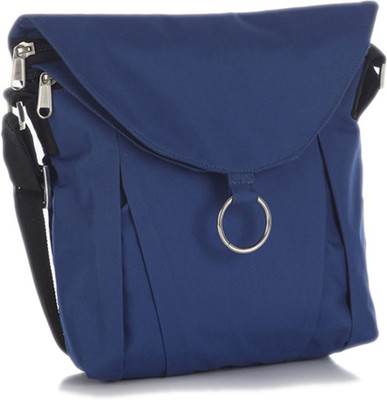 

Home Heart Girls Casual Blue PU Sling Bag