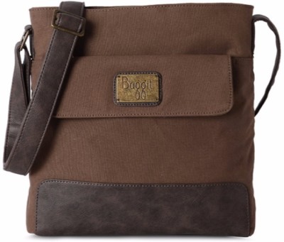 

Baggit Men Casual Brown Cotton Sling Bag