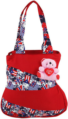 

Gihaan Girls Casual Red Cotton Shoulder Bag