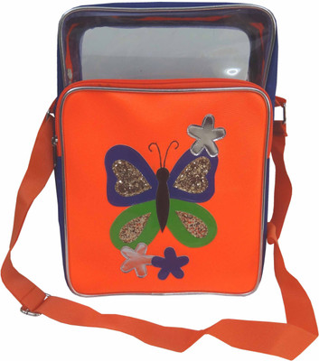 

Darvesh Boys & Girls Sports Orange, Blue PU Sling Bag, Blue;orange