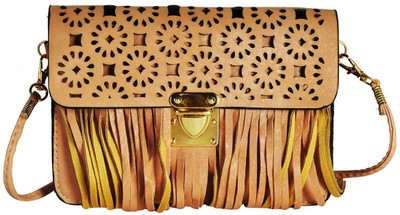 

Hawai Women Casual Brown PU Sling Bag