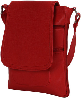 

MIPEMINE Girls Casual Red PU Sling Bag