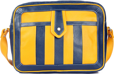 

Bagsy Malone Women Casual Blue PU Sling Bag