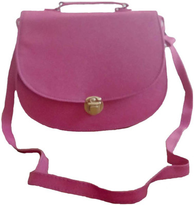 

Goldeno Girls Casual Pink PU Sling Bag